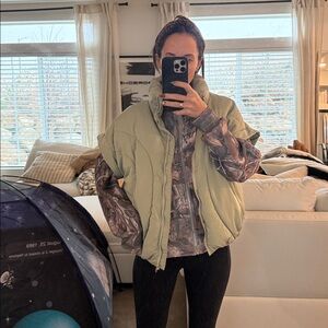 Storets Light Green Puffer Vest